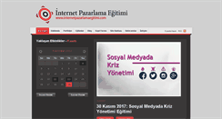 Desktop Screenshot of internetpazarlamaegitimi.com